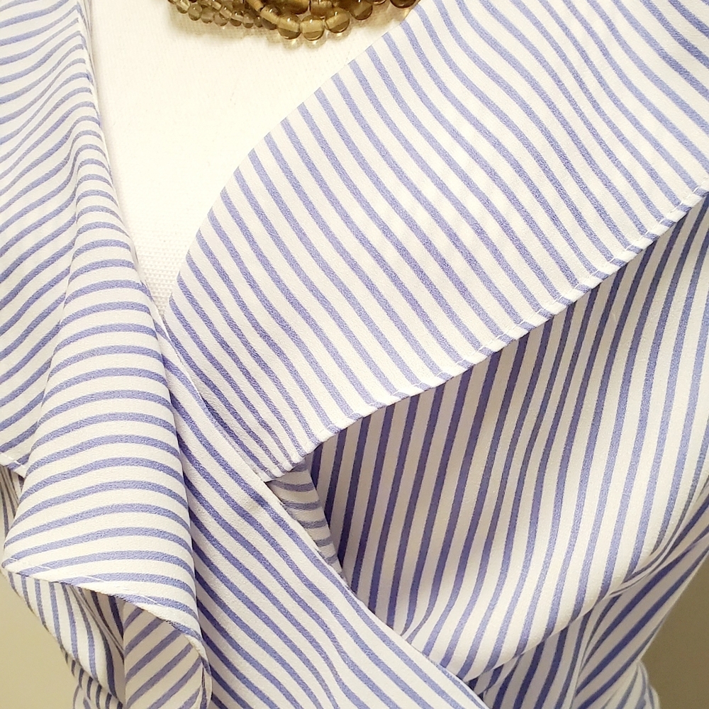 [DN Designs] Plus Ruffle Stripe Dress - Picture 9 of 11